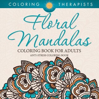 Front cover_Floral Mandalas Coloring Book For Adults