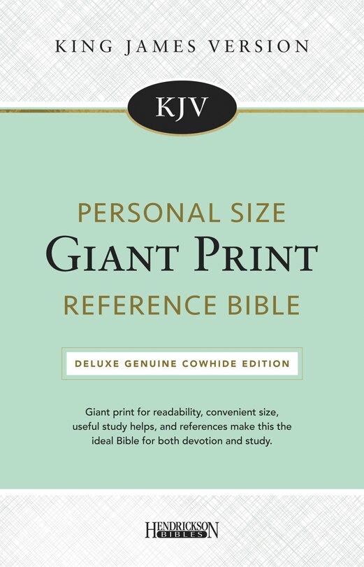 Front cover_KJV Personal Size Giant Print Reference Bible (Genuine Leather, Black, Red Letter)