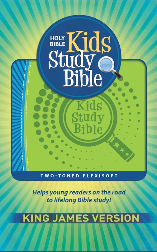 Front cover_KJV Kids Study Bible (Flexisoft, Green/Blue, Red Letter)