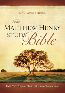 Couverture_The Matthew Henry Study Bible (Bonded Leather, Black, Red Letter)