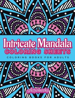 Front cover_Intricate Mandala Coloring Sheets
