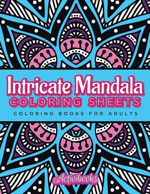 Front cover_Intricate Mandala Coloring Sheets
