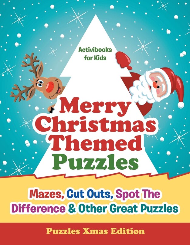 Front cover_Merry Christmas Themed Puzzles