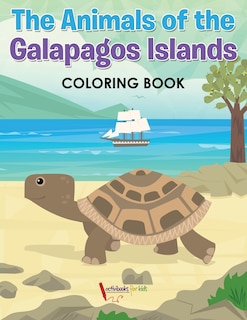 Front cover_The Animals of the Galapagos Islands Coloring Book