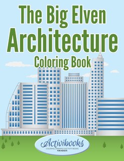 Front cover_The Big Elven Architecture Coloring Book