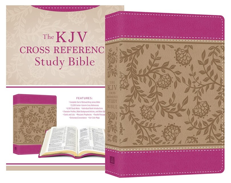 Front cover_Kjv Cross Reference Study Bible Compact [peony Blossoms]