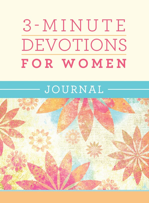 Front cover_3-minute Devotions For Women Journal
