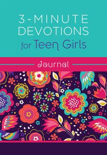 Front cover_3-minute Devotions For Teen Girls Journal