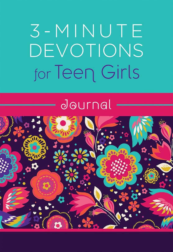 Front cover_3-minute Devotions For Teen Girls Journal
