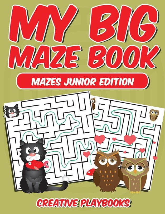 Front cover_My Big Maze Book Mazes Junior Edition