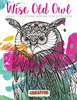 Couverture_Wise Old Owl Adult Coloring Books Owls Edition