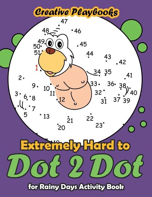 Front cover_Extremely Hard to Dot 2 Dot for Rainy Days Activity Book