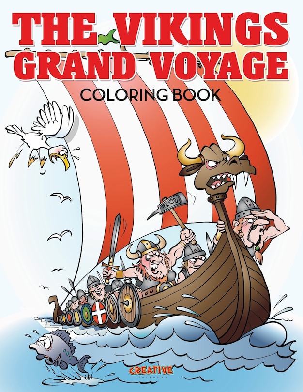 Front cover_The Vikings Grand Voyage Coloring Book