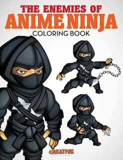 Couverture_The Enemies of Anime Ninja Coloring Book