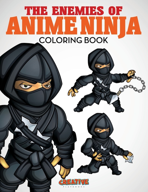 Couverture_The Enemies of Anime Ninja Coloring Book