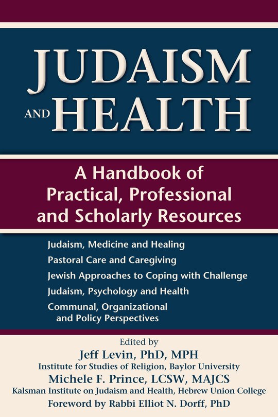 Front cover_Judaism and Health