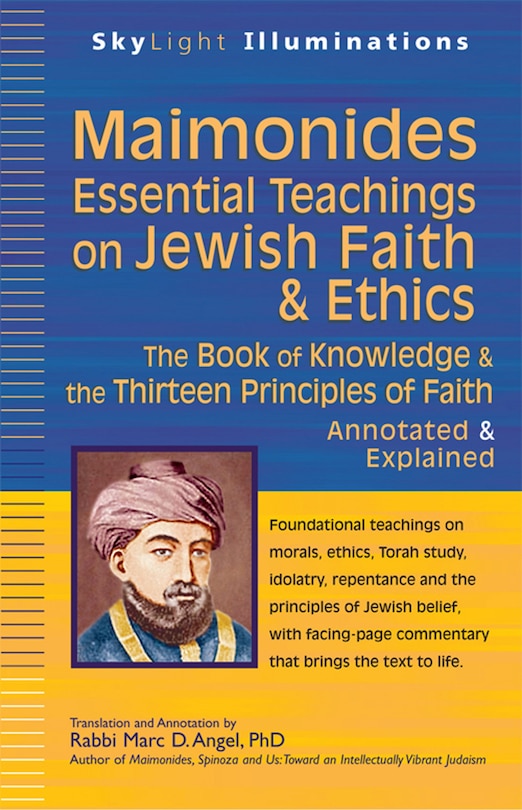 Couverture_Maimonides—Essential Teachings on Jewish Faith & Ethics