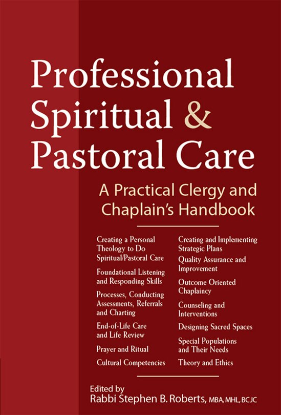 Front cover_Professional Spiritual & Pastoral Care