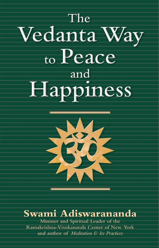 Front cover_The Vedanta Way To Peace And Happiness