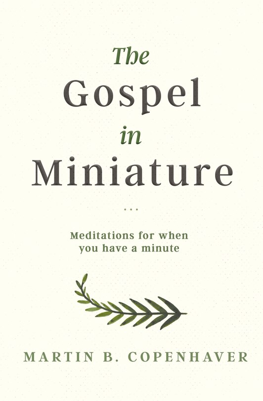Couverture_The Gospel In Miniature