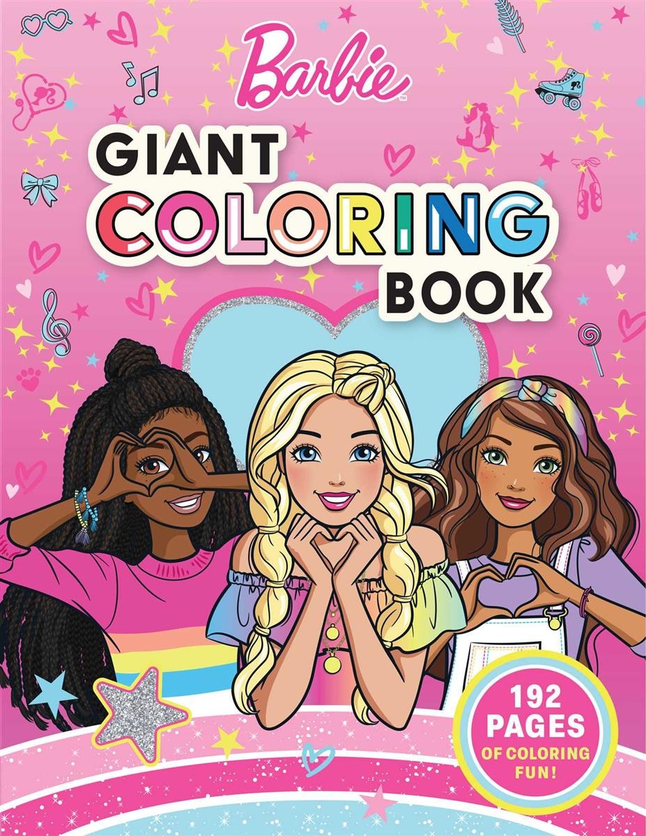 Barbie Giant Coloring Book Book By Mattel Mattel tp Indigo