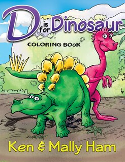 Couverture_D Is For Dinosaur Coloring Book