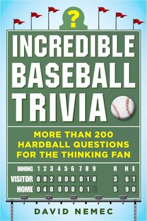 Front cover_Incredible Baseball Trivia