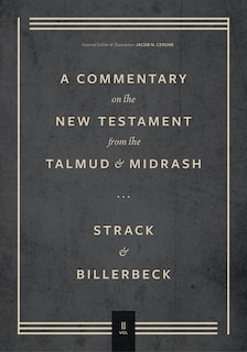 Couverture_Commentary On The New Testament From The Talmud And Midrash