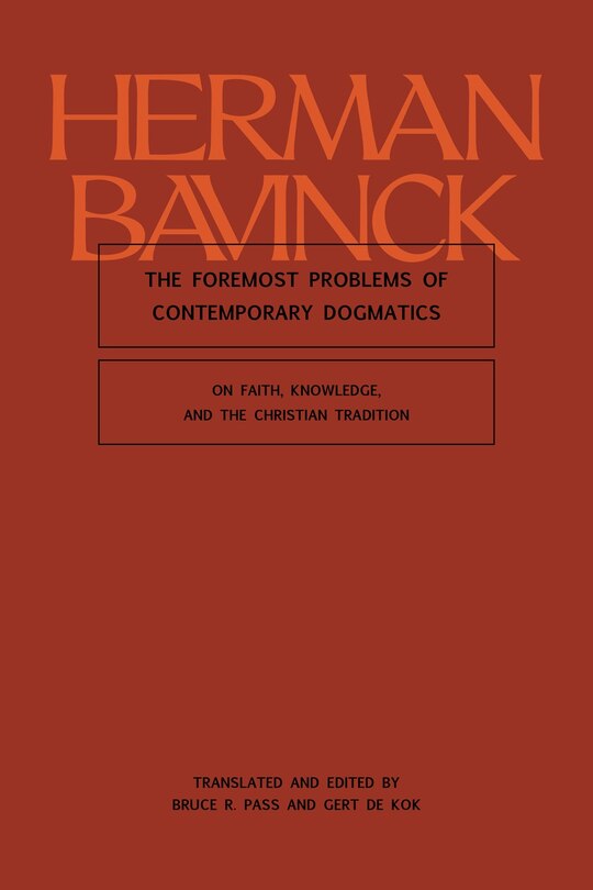 Couverture_The Foremost Problems of Contemporary Dogmatics