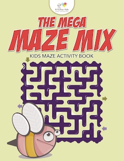 Front cover_The Mega Maze Mix - Kids Maze Activity Book