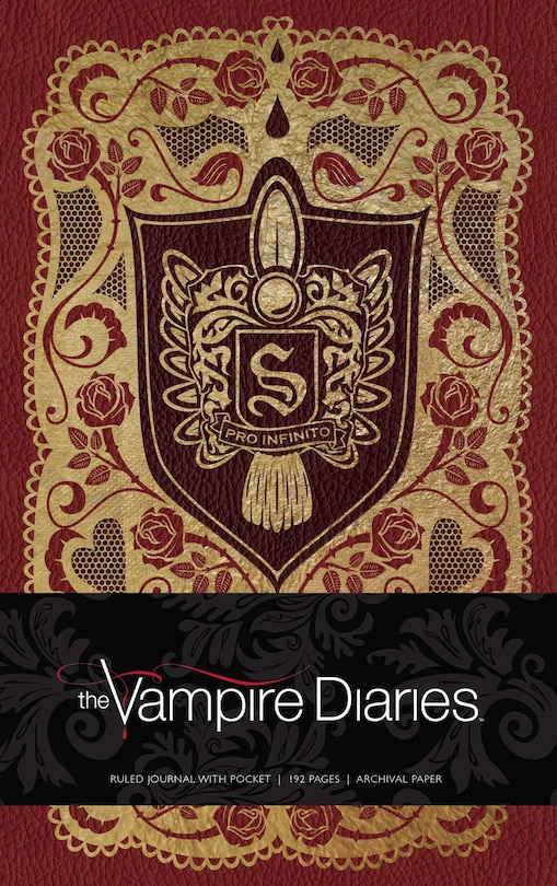 Front cover_The Vampire Diaries Hardcover Ruled Journal