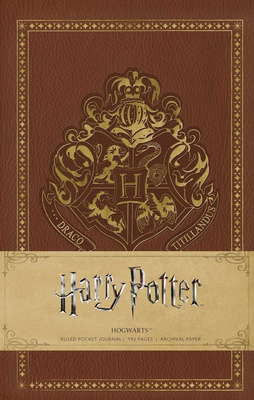 Front cover_Harry Potter: Hogwarts Ruled Pocket Journal