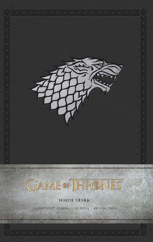 Game of Thrones: House Stark Ruled Pocket Journal