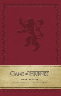 Couverture_Game of Thrones: House Lannister Ruled Pocket Journal