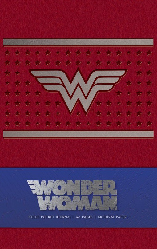 Front cover_Wonder Woman Ruled Pocket Journal