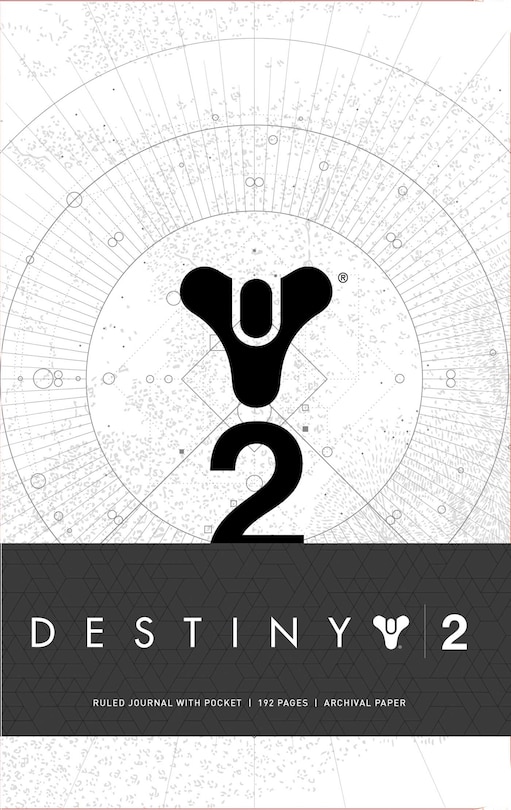 Front cover_Destiny 2 Hardcover Ruled Journal