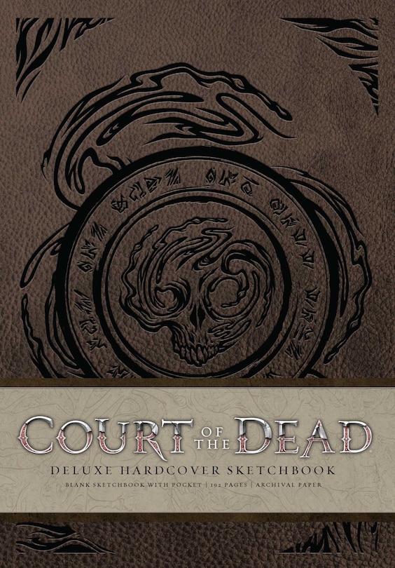 Front cover_Court of the Dead Hardcover Blank Sketchbook