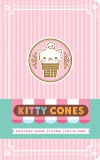 Kitty Cones Ruled Pocket Journal