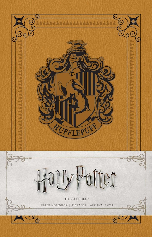 Front cover_Harry Potter: Hufflepuff Ruled Notebook