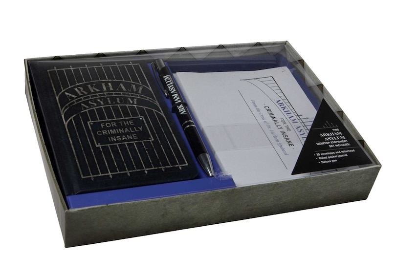 Couverture_DC Comics: Arkham Asylum Desktop Stationery Set (With Pen)