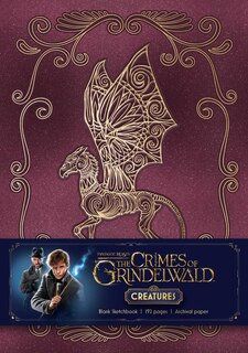 Front cover_Fantastic Beasts: The Crimes of Grindelwald: Magical Creatures Hardcover Blank Sketchbook