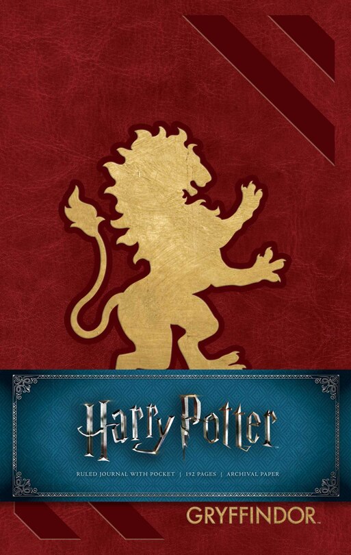 Front cover_Harry Potter: Gryffindor Hardcover Ruled Journal