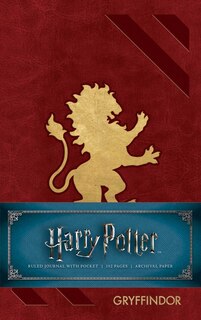 Front cover_Harry Potter: Gryffindor Ruled Pocket Journal