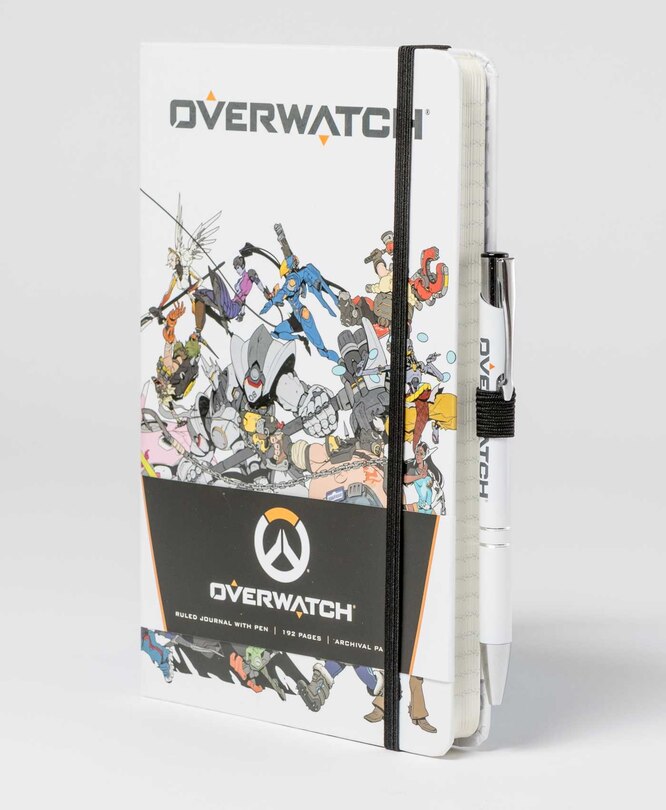 Front cover_Overwatch: Hardcover Ruled Journal With Pen