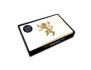 Game of Thrones: House Lannister Foil Note Cards (Set of 10)