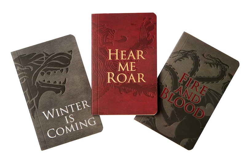 Couverture_Game of Thrones: Pocket Notebook Collection (Set of 3): House Words