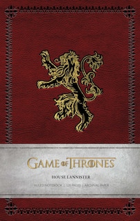 Couverture_Game of Thrones: House Lannister Ruled Notebook