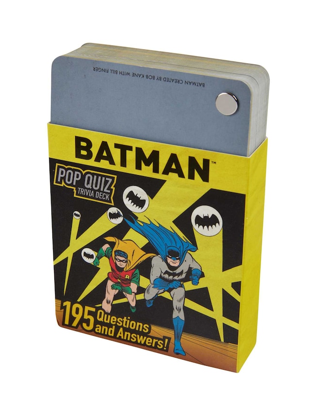 Front cover_DC Comics: Batman Pop Quiz Trivia Deck