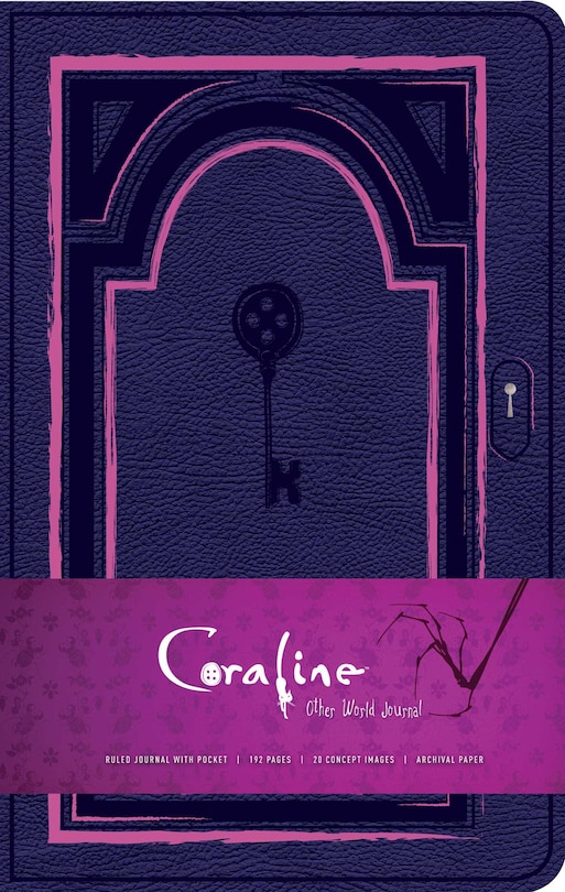 Front cover_Coraline Hardcover Ruled Journal