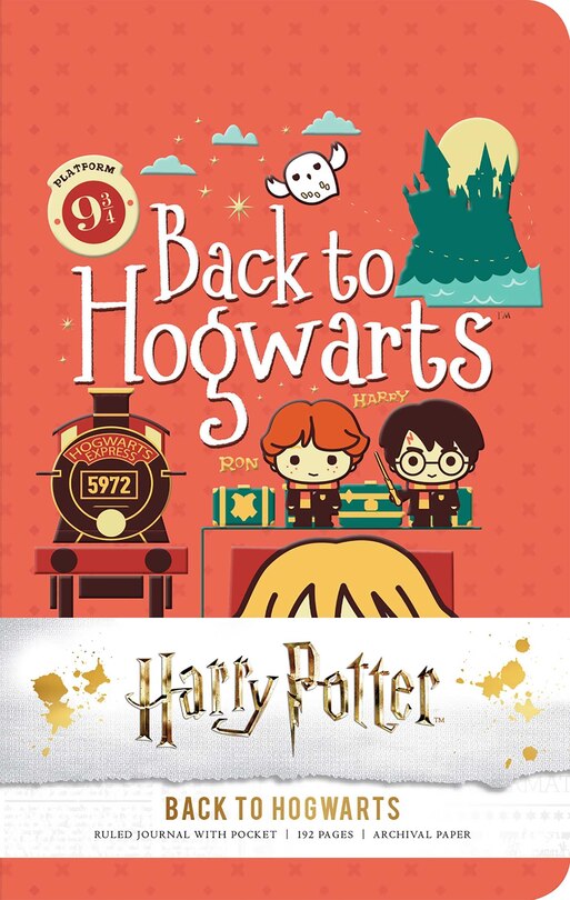 Couverture_Harry Potter: Back to Hogwarts Ruled Pocket Journal